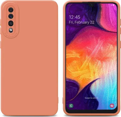 Image de Cadorabo Housse pour Samsung Galaxy A50 4G / A50s / A30s Housse de protection en orange TPU silicone Etui Case Housse de téléphone portable