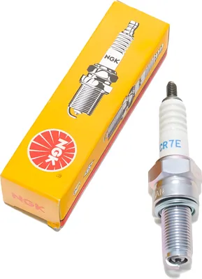 Immagine prodotto di Candela di accensione NGK CR7E con soppressione delle interferenze, filettatura lunga 19,0 mm Ø 10,0 mm, 4509 / 4578 / 7513