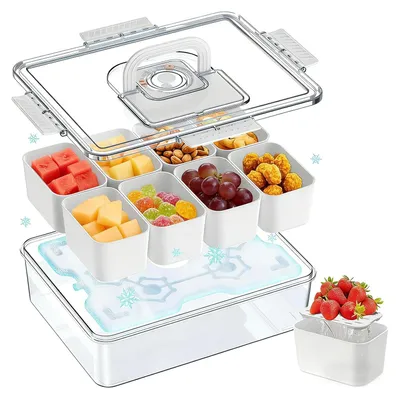 Immagine prodotto di Omgoods - Borsa frigo con maniglia, ideale per picnic e viaggi