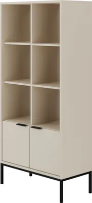 Zdjęcie produktu dla Regał AUSTIN kaszmir/czarny