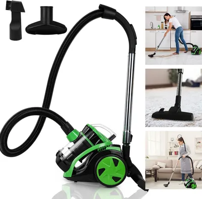 Produktbild von Jopassy Staubsauger 900 Watt Beutelloser Multi-Zyklon-Staubsauger Leistungsstark Volumenbehälter Waschbarer HEPA-Filter