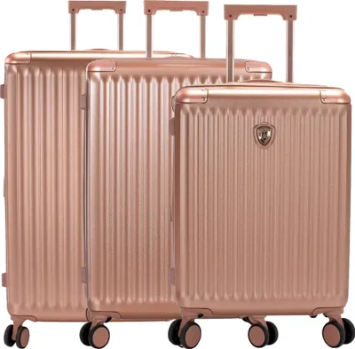 Immagine prodotto di Heys Luxe - Set trolley a 4 ruote, 3 pezzi (L/M/S) (oro rosa)