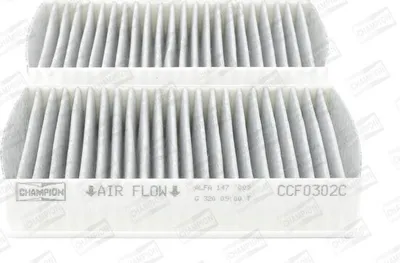 Produktbild von CHAMPION CCF0302C Innenraumfilter Pollenfilter für ALFA ROMEO 147 (937) Aktivkohle