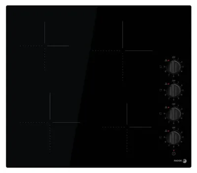 Produktbild von Fagor FAVM3540, Schwarz, Integriert, 60 cm, Keramik, Glaskeramik, 4 Zone(n)