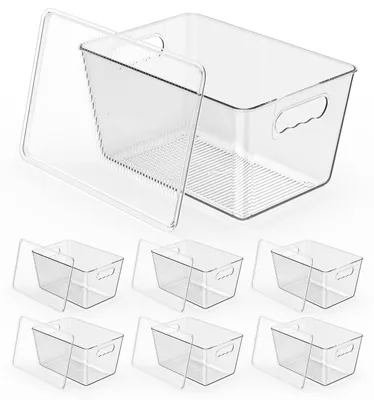 Produktbild von Elzusha – Transparente Aufbewahrungsboxen für den Kühlschrank, 6 Stück