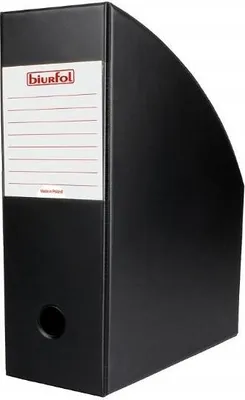 Produktbild von Schwarzer Dokumentenbehälter, 10 cm – Biurfol