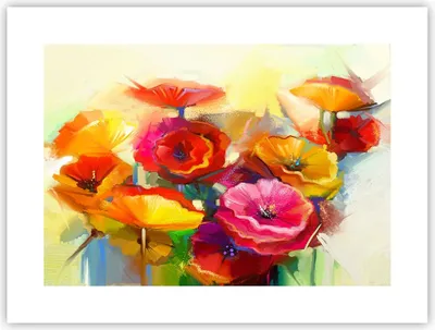 Produktbild von Poster - Poster ohne Rahmen - Blumen Frühling Flora Garten - 40x30 cm - Wand Bild - Wanddeko - Wandbilder - Kunstposter - Wandposter - Bilder - Kunstdruck - Wanddekoration - Wandbild - P2XAA40x30-2877