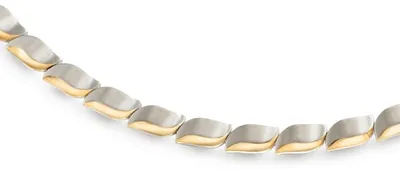 Produktbild von Boccia Damen Collier 08038-02 Titan teil-gelbgoldplattiert