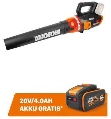 Produktbild von Worx WG584E.9 Akku-Laubgebläse