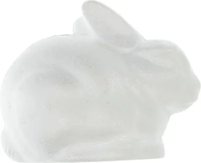 Image de Lapin en polystyrène de 14 cm - décoration de Pâques