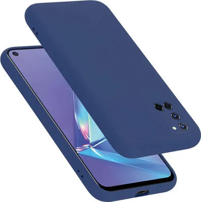 Image de Cadorabo Housse pour Oppo A52 Housse en silicone Housse en silicone liquide pour téléphone portable, Housse de protection résistante aux rayures et aux chocs pour Oppo A52
