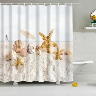 Produktbild von Buntes Baum Duschvorhang 240 x 200 cm aus Wasserabweisendem Polyester