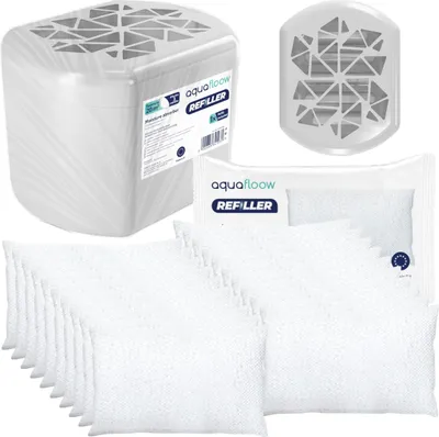 Aquafloow Gel Di Silice Rigenerabile 1000g - Deumidificatore Essiccante Per Auto, Casa, Muffa E Corrosione