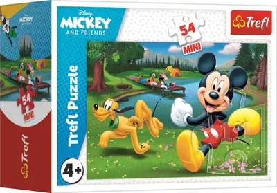 Produktbild von TREFL Puzzle Mickey Mouse: Am See 54 Teile