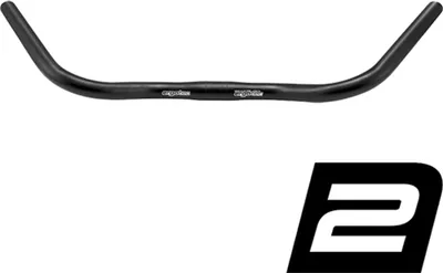 Produktbild von Ergotec Bügel STUTTGARTER, 68°, Ø = 25,4mm, Aluminium, schwarz, SL 2