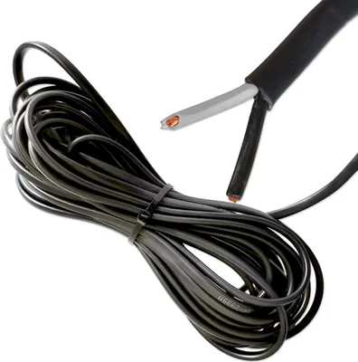 Produktbild von Flachkabel 2x1 mm² 10m 2 adrig Kabel Anhänger Beleuchtung DC Leitung