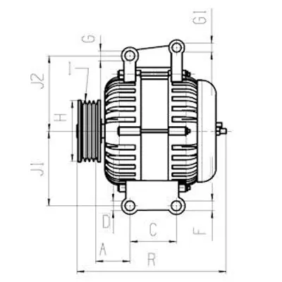 Image de Démarreur 1,9 kW 13 dents HC-Cargo pour LAND ROVER RANGE