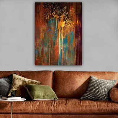 Produktbild von Wallity, 221709259_70100- HPE1293, Bunt, Leinwandbilder, 70 x 100 cm, 100% Leinwand