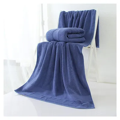 Immagine prodotto di Asciugamano da bagno  100% cotone, 70x140 cm, blu