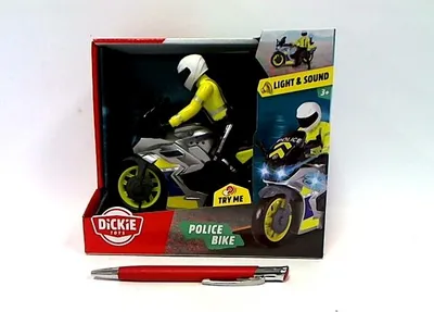 Produktbild von DICKIE SOS Polizeimotorrad 17 cm