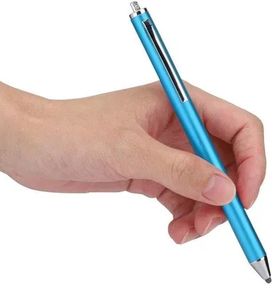 Produktbild von Touchscreen-Stift - Blauw - Android-Kompatibel - für Smartphones und Tablets.