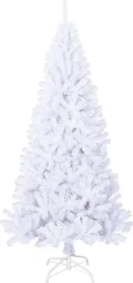 Produktbild von vidaXL Künstlicher Weihnachtsbaum mit Dicken Zweigen Weiß 240 cm PVC