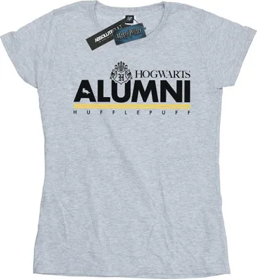 Produktbild von Harry Potter - "Hogwarts Hufflepuff" T-Shirt für Damen BI23644 (XL) (Grau)