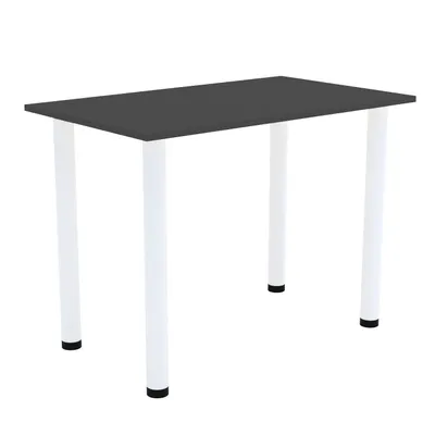 Produktbild von AKKE Anthrazit Esstisch mit weiße beine LxBxH: 90x60x74 cm