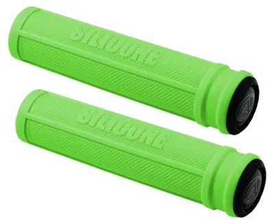Produktbild von AUTHOR Fahrrad Lenkergriffe AGR Silicone 130mm 22,2mm grün Silikon universal