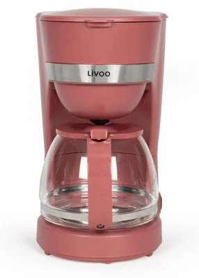 Immagine prodotto di Electric coffee maker - LIVOO - DOD200RC - 750 W - 1.25 L - 10 to 12 cups - Chili red