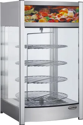 Produktbild von Combisteel Wärmevitrine mit 97 Liter - rotierend, Ø 355 mm, 30/90°C, LED-Beleuchtung
