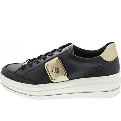 Immagine prodotto di Remonte scarpe donna scarpe sportive stringate nero tempo libero, numero di scarpe: 36 EU