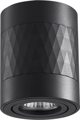 Zdjęcie produktu dla Spot RUBIN czarny 1xGU10x10W aluminium wym:10x8x8cm IP20 Polux
