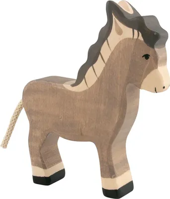 Produktbild von Holztiger Holz Esel Spielfigur handgefertigt nachhaltiges Holz