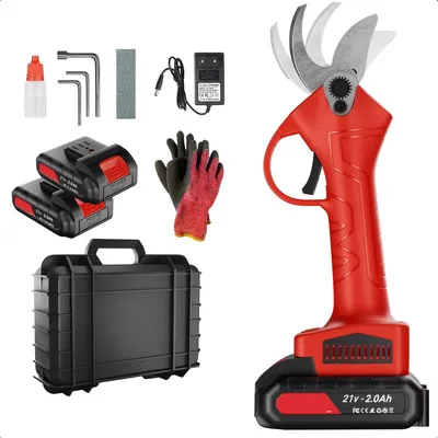 Produktbild von Elektrische Gartenschere von Truskore – Gartenschere – 2 Batterien – 25 mm – 21 V – ESG21V-2