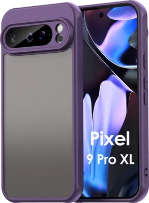 Produktbild von Handyhülle für Google Pixel 9 Pro XL Matt Stoßfest Schutzhülle Back cover in Lila