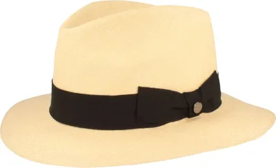 Feiner Montecristi Panamahut mit UV-Schutz 50 von Hut-Breiter in beige