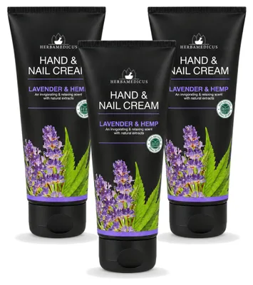 Produktbild von 3 x Herbamedicus Handcreme Lavendel - 75 ml - Vorteilspackung - 3 Stücke