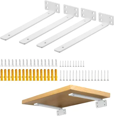 Zdjęcie produktu dla Ciężkie wsporniki półek 25 cm, 4 sztuki