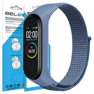 Zdjęcie produktu dla Beline Pasek Mi Band 7/6/5/4/3 Nylonloop Niebieski/Blue