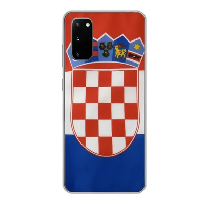 Produktbild von MuchoWow® Handyhülle Schutzhülle Hülle für Samsung Galaxy S20 Foto der kroatischen Flagge Silikon Softcase Handy Hülle - Bild