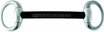 Produktbild von Sprenger Olivenkopfgebiss Stange 16 mm Hartcarbon Kunststoffgebiss 135