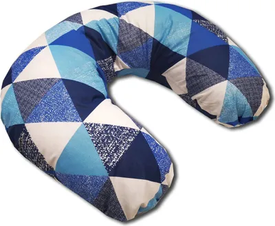 Produktbild von EMI&SAM Stillkissen Lagerungkissen 60 x 50 cm Nackenkissen 14. Dreieck Blau