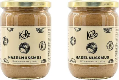 Produktbild von KoRo I Haselnussmus 2 x 500 g