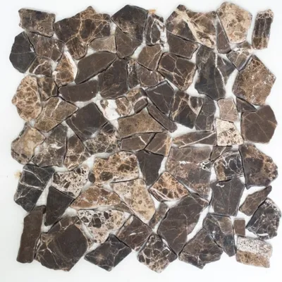 Produktbild von Mosani MOS44-1306, Mosaik, Marmor, Braun, Indoor, Rechteck, 305 mm