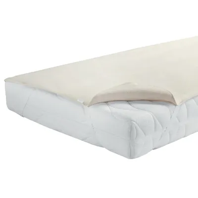Produktbild von Molton Matratzenschoner, 140 x 200 cm, 100% Baumwolle, Matratzenauflage, atmungsaktiv, Eckgummis, sleepling