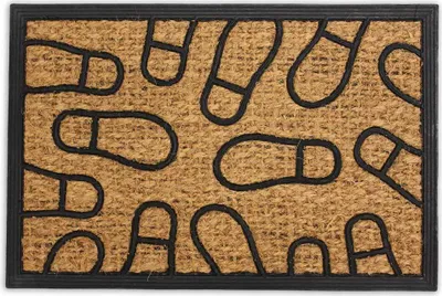 Produktbild von Home Elements Fußmatte Fußabdrücke 40 x 60 cm