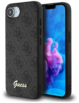 Obrázek produktu pro Pouzdro Guess 4G Script Logo MagSafe pro iPhone 16e - černé