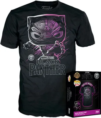 Produktbild von Funko Pop! Marvel Black Panther T-shirt Mit Kurzen Ärmeln Lila M Lila M