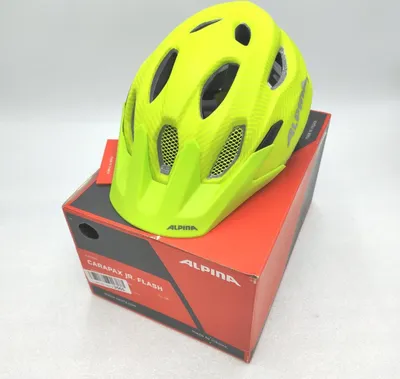 Produktbild von ALPINA CARAPAX JR. FLASH Federleicht LED Fahrradhelm Helme;Sicherheit;Kindersicherung;cooler Look